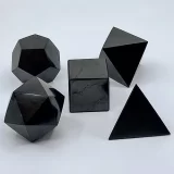 Shungite Plutonic Solid set with 5 items
