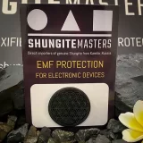 Shungite Flower of Life EMF Protector disc