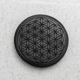 Shungite Flower of Life EMF Protector disc