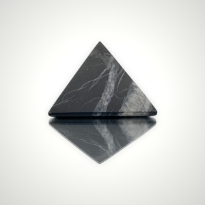 Shungite Pyramid Quartz and Pyrite