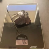 Elite Shungite 86 grams on scales