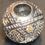 Sterling Silver Bead Champagne