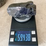 Elite Shungite 59 gram piece on scales