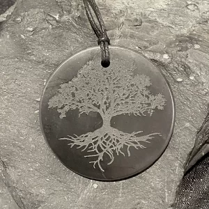 Shungite Pendant "Tree Of Life Amulet"