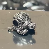 Sterling Silver Bead Turtle