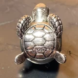 Sterling Silver Bead Turtle