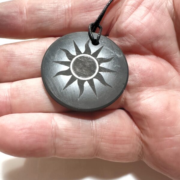 Shungite Pendant Sun