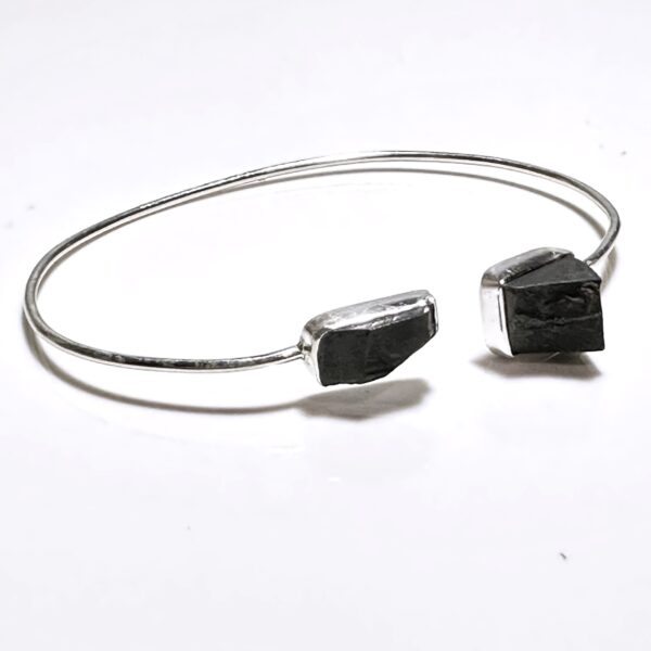 Shungite Sterling Silver Bracelet