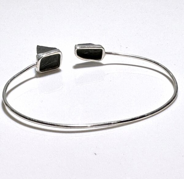 Shungite Sterling Silver Bracelet