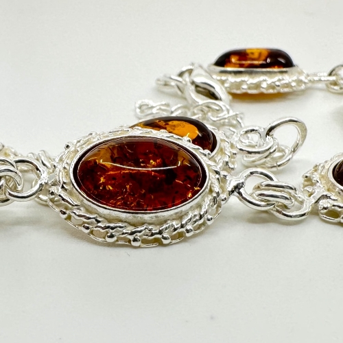 Cognac Amber Bracelet