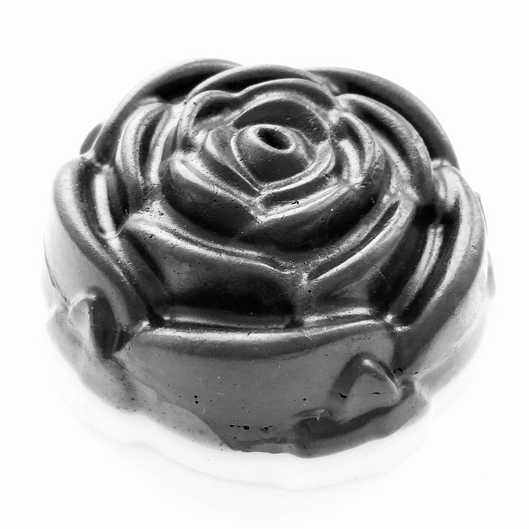 Bar of Shungite Soap in the shape of a rose