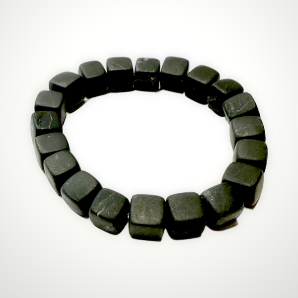 Shungite Bracelet 10mm Cube