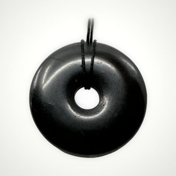 Shungite Pendant Donut