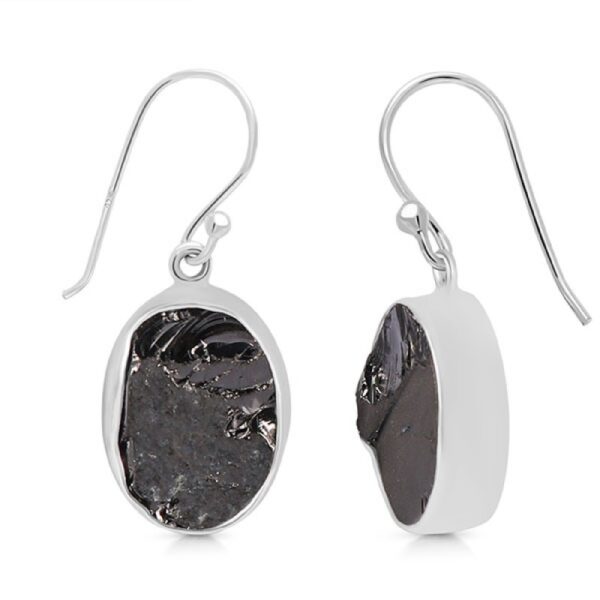 Elite Shungite Earrings - Oval