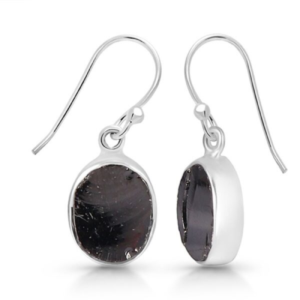 Elite Shungite Earrings - Oval