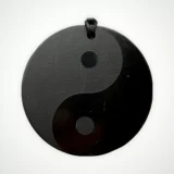 Shungite Pendant Ying and Yang