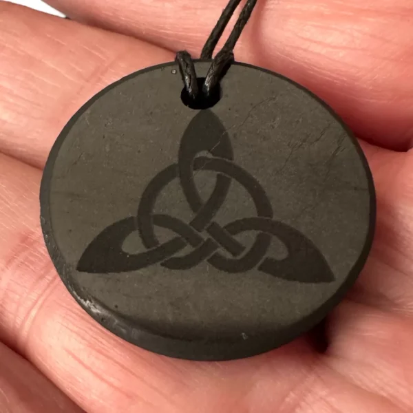 Shungite Pendant Trefoil