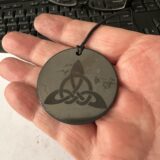 Shungite Pendant Trefoil