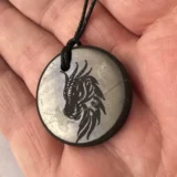 Shungite Pendant Dragon