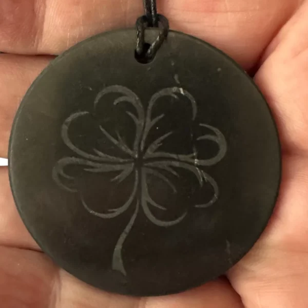 Shungite Pendant Clover