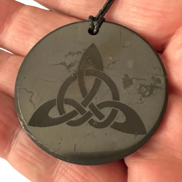 Shungite Pendant Trefoil