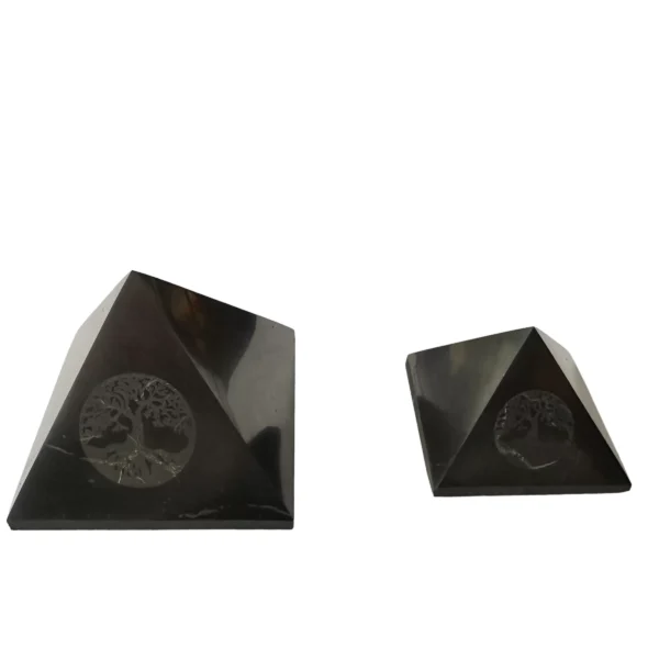 Shungite Tree Of Life Pyramid 50mm and 70mm