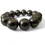 Shungite 16mm Bead Bracelet