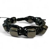 Shungite Bracelet Arachne 10mm cube beads