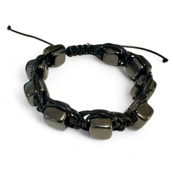 Shungite Bracelet Arachne 10mm cube beads