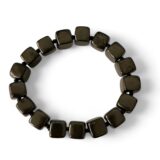 Shungite Bracelet Cube 10mm