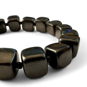 Shungite Bracelet Cube 10mm