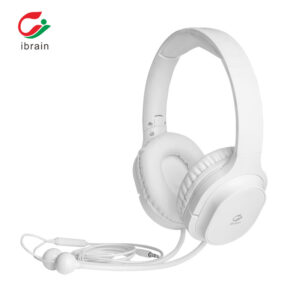 ibrain fc-08-c white headphones