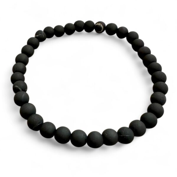 Shungite 6mm Unpolished Bracelet