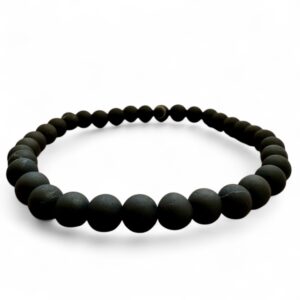 Shungite 6mm Unpolished Bracelet