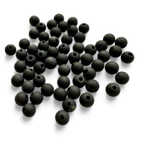 Shungite 6mm Unpolished Beads