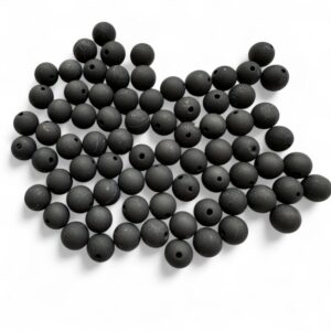 Shungite 8mm Unpolished Beads