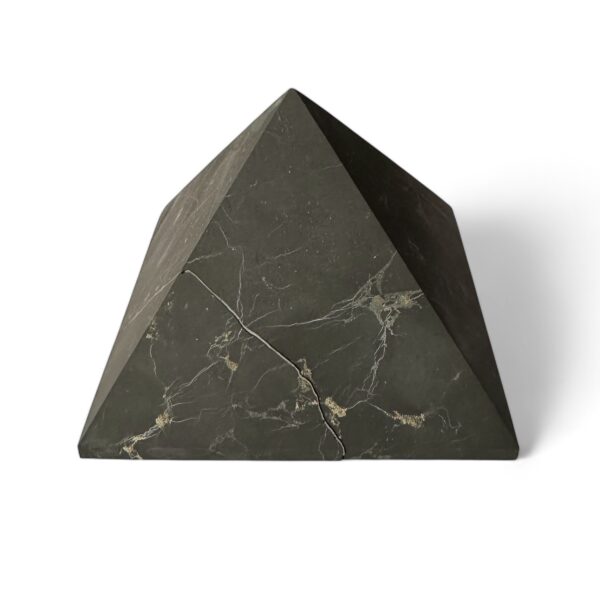 Shungite Pyramid 100mm Broken