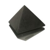 Shungite Flower Of Life Polished Pyramid