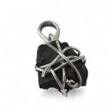 Shungite In Sterling Silver Wrap Design 3