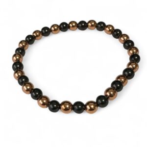 Shungite And Copper Bracelet 6mm Beads