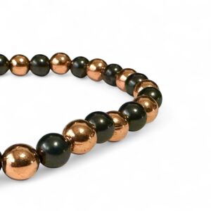 Shungite And Copper Bracelet 6mm Beads