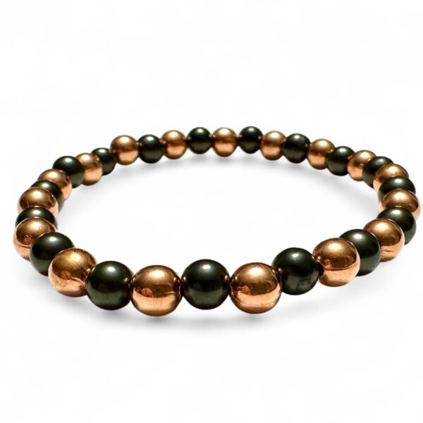 Shungite And Copper Bracelet 6mm Beads
