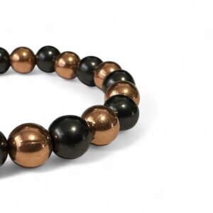 Shungite And Copper Bracelet 8mm Beads