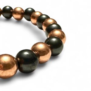 Shungite And Copper Bracelet 8mm Beads