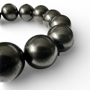 SHUNGITE BRACELET 14MM BEADS