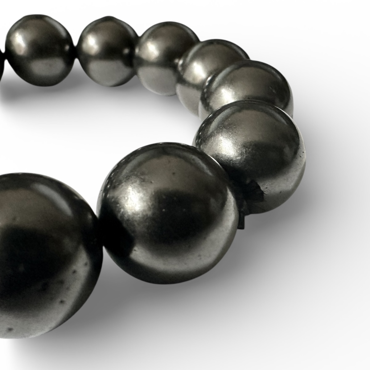 SHUNGITE BRACELET 14MM BEADS