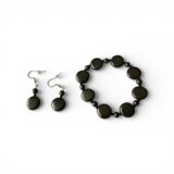 Shungite Bracelet and Earring Set